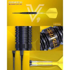 Misaladejuegos Dardos Cuesoul Engine V9 Gold Hope Soft tip Steel Tip 90% 20g CSOP-90M18K27 - Imagen 4