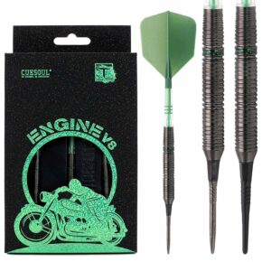 Misaladejuegos Dardos Cuesoul Engine V8 Green Hope Soft tip Steel Tip 90% 20g CSOP-90M20K26 - Imagen 2