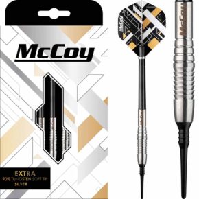 Misaladejuegos Dardos McCoy Extra Silver 90% 18grs D6097 - Imagen 2