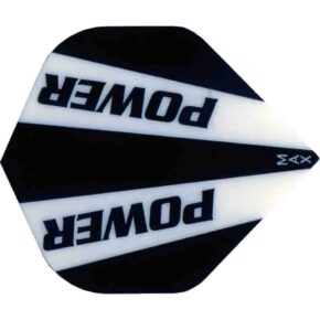 Misaladejuegos Plumas Power MAx Standard Logo Negra Blanca Solid - Imagen 2