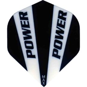 Misaladejuegos Plumas Power MAx Standard Logo Negra Blanca Solid