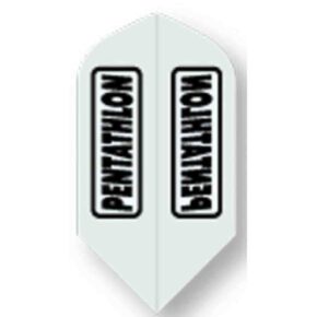 Misaladejuegos Plumas Pentathlon Slim Transparente Blanca