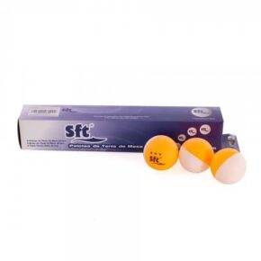 Misaladejuegos Caja 6 Pelotas Softee Tenis Mesa 40mm ABS Bicolor SFT 06815