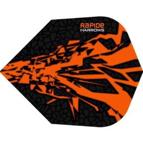 Misaladejuegos Plumas Harrows Darts Rapide Standard Naranja Negra F2592 - Imagen 3