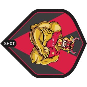 Misaladejuegos Plumas Shot Darts Standard Michael Smith Bully Boy Red SF7544 - Imagen 2