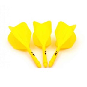 Misaladejuegos Plumas Flights Darts Cuesoul Tero AK4 Amarilla Big Wing