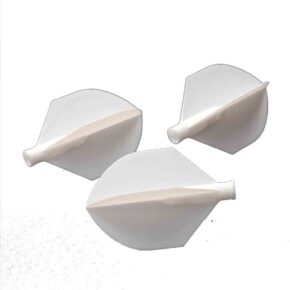 Misaladejuegos Plumas Flights Darts Cuesoul Tero AK4 Blanca Escudo