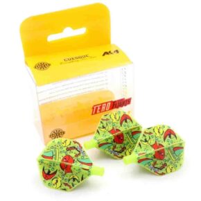 Misaladejuegos Plumas Flights Darts Cuesoul Tero AK4  Fish Verde