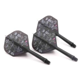 Misaladejuegos Plumas Cuesoul Integrate Flights AK5 Standard Cat Black