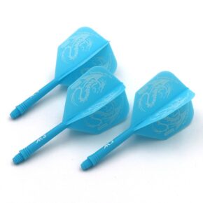 Misaladejuegos Plumas Cuesoul Flights AK5 Shape L Azul Dragon Pattern