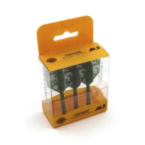 Misaladejuegos Plumas Cuesoul Integrate Flights AK5 Shape L Verde Skeleton Pattern - Imagen 2