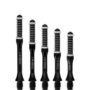 Misaladejuegos Cañas Shaft Cuesoul Tero Flights Black Slim D 37mm AK7 - Imagen 2