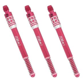 Misaladejuegos Cañas Shaft Cuesoul Tero Flights Aluminum Red F 43.5mm - Imagen 3