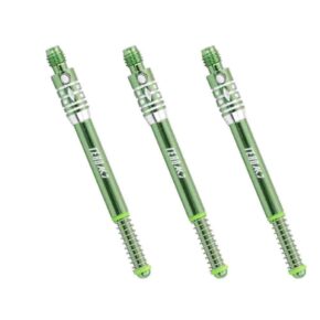 Misaladejuegos Cañas Shaft Cuesoul Tero Flights Aluminum Green G 47mm - Imagen 3