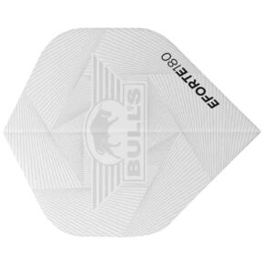 Misaladejuegos Plumas Bulls Darts EForte 180 No2 Standard Blanco BU-51003 - Imagen 2