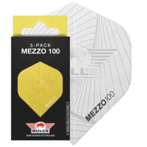 Misaladejuegos Plumas Bulls Darts Mezzo 100 No2 Standard Blanco Pack 5 BU-50979