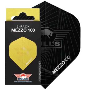 Misaladejuegos Plumas Bulls Darts Mezzo 100 No2 Standard Negro Pack 5