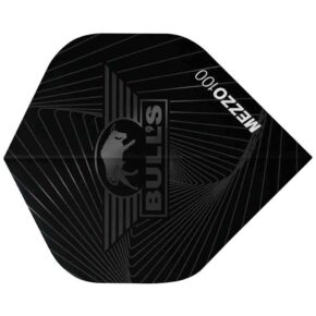 Misaladejuegos Plumas Bulls Darts Mezzo 100 No2 Standard Negro Pack 5 - Imagen 3