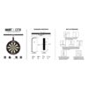 Misaladejuegos Iluminación Lite Led Dianas One80 Illumina O005 - Imagen 4
