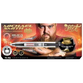 Misaladejuegos Dardos Shot Michael Smith Believe 90% 18gr SH-MSBSF-18 - Imagen 4