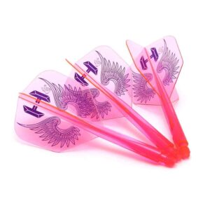 Misaladejuegos Plumas Condor Axe Flap Wings Rosa Neon Shape L 33.5m 3 Uds. - Imagen 2