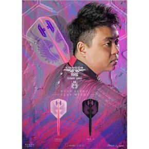 Misaladejuegos Plumas Condor Axe Flap Wings Rosa Neon Shape L 33.5m 3 Uds. - Imagen 4