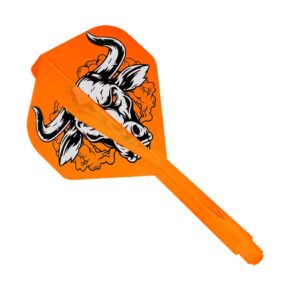 Misaladejuegos Plumas Condor Axe Shape Aussie Bull Naranja L 33.5m 3 Uds.