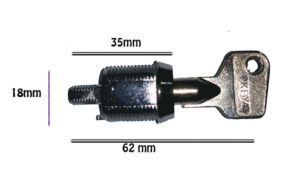 Misaladejuegos Cerradura de Tubo Estandar (Num. Serie 6135) 6135. - Imagen 3