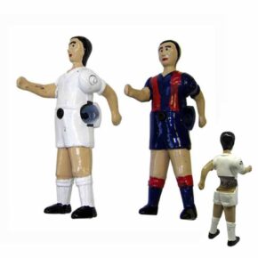Misaladejuegos Jugador Muñeco para Futbolin Catalan Cordoba Articulado para barra 14mm Barcelona 8597