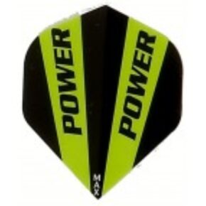 Misaladejuegos Plumas Power Max Standard Logo Negra/Verde PX-110