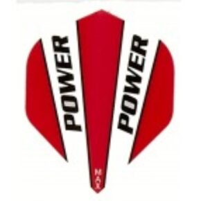 Misaladejuegos Plumas Power Max Standard Logo Roja/Blanca PX-106