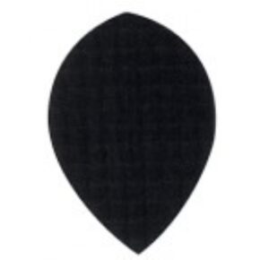 Misaladejuegos Plumas Tela Oval Negra F0591