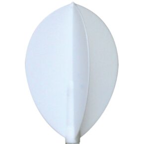 Misaladejuegos Plumas Fit Flight 6 unid. Oval Blanca