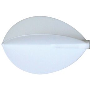 Misaladejuegos Plumas Fit Flight 6 unid. Oval Blanca - Imagen 3