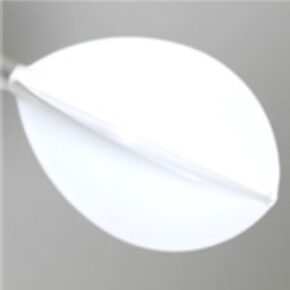 Misaladejuegos Plumas Fit Flight Air Oval Blanca - Imagen 2