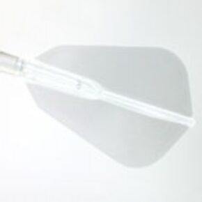 Misaladejuegos Plumas Fit Flight Air Fantail Transparente F-Shape - Imagen 2