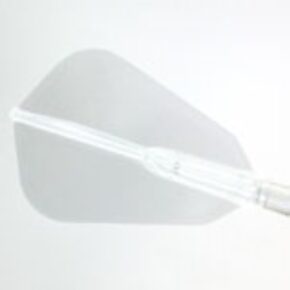 Misaladejuegos Plumas Fit Flight Air Fantail Transparente F-Shape - Imagen 3