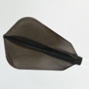 Misaladejuegos Plumas Fit Flight Air Fantail Negra F-Shape - Imagen 3