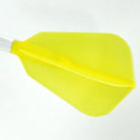 Misaladejuegos Plumas Fit Flight Air Fantail Amarilla F-Shape - Imagen 2