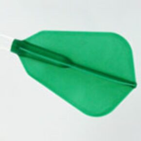 Misaladejuegos Plumas Fit Flight Air Fantail Verde Oscuro F-Shape - Imagen 2
