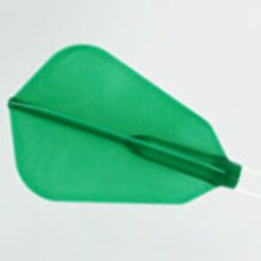 Misaladejuegos Plumas Fit Flight Air Fantail Verde Oscuro F-Shape - Imagen 3