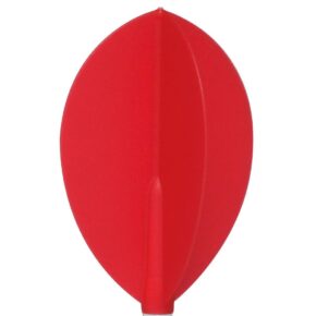 Misaladejuegos Plumas Fit Flight 6 unid. Oval Roja