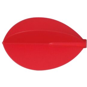 Misaladejuegos Plumas Fit Flight 6 unid. Oval Roja - Imagen 3