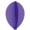 Misaladejuegos Plumas Fit Flight 6 unid. Oval Morada