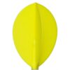 Misaladejuegos Plumas Fit Flight 6 unid. Oval Amarilla