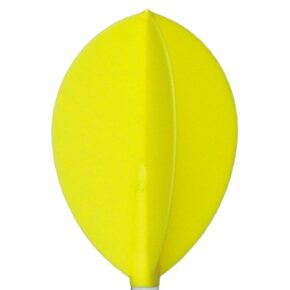 Misaladejuegos Plumas Fit Flight 6 unid. Oval Amarilla