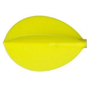 Misaladejuegos Plumas Fit Flight 6 unid. Oval Amarilla - Imagen 3