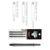 Misaladejuegos Cañas L-Style Laro Shaft Locked Straight Negra H190 32mm - Imagen 3