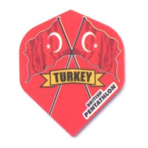 Misaladejuegos Plumas Pentathlon Standard Bandera Turquia 2421