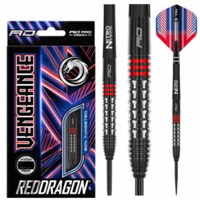 Misaladejuegos Dardos Red Dragon Vengeance Red 90% 24g RDD2629 - Imagen 3